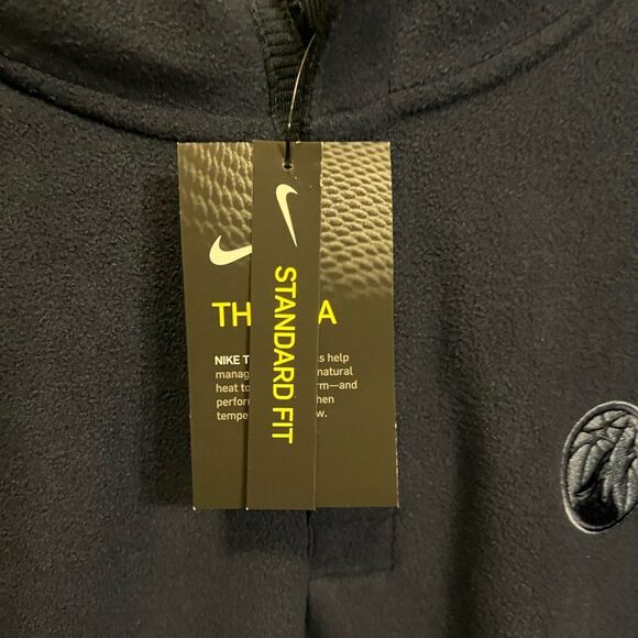 Minnesota Timberwolves Men’s Fleece Thermal Jacket Embroidered NBA Blue L - Picture 4 of 6